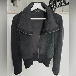 Theory Jacket in Grey, Size Petite